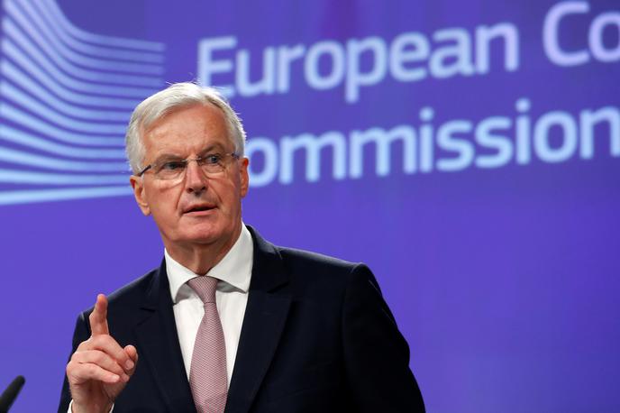 Michel Barnier | "Še nikoli doslej se o tako celovitem sporazumu ni pogajalo tako pregledno in tako kratek čas," je na Twitterju zapisal Michel Barnier. | Foto Reuters