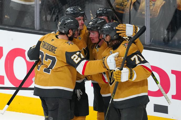 Vegas Golden Knights | Vegas Golden Knights so do zmage s 4:3 prišli z zadetkov v zadnji sekundi tekme. | Foto Reuters