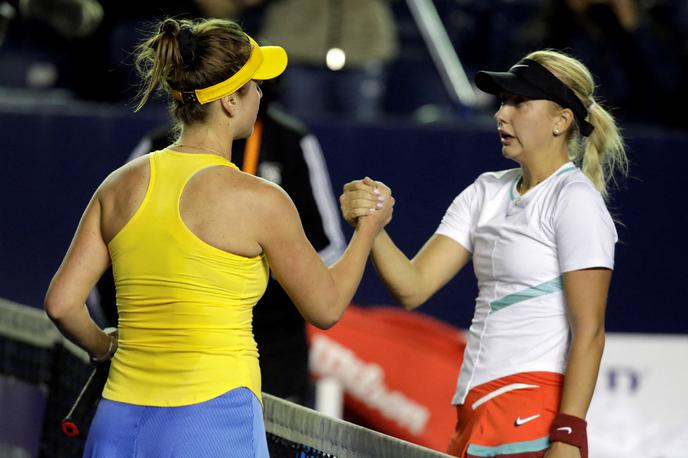 Elena Svitolina | Ukrajinka Elena Svitolina je v uvodnem krogu turnirja v Mehiki izločila Rusinjo Anastasijo Potapovo. | Foto Reuters
