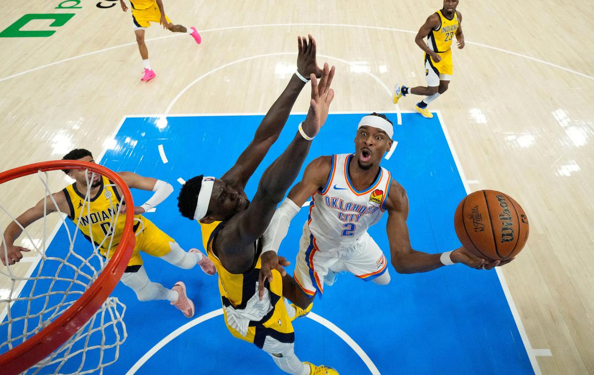 Oklahoma City Indiana | Oklahoma City Thunder lahko v mesto pripeljejo prvi naslov prvaka lige NBA. | Foto Reuters