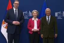 Aleksandar Vučić in Ursula von der Leyen