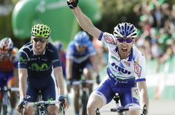 Hivert zmagovalec etape, Valverde ostaja vodilni    