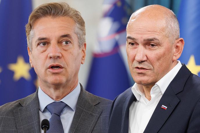 Robert Golob Janez Janša | Foto Vlada Republike Slovenije / STA