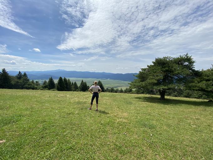 ... od koder se odpre krasen razgled na Cerkniško polje in presihajoče jezero. | Foto: Eva Doljak