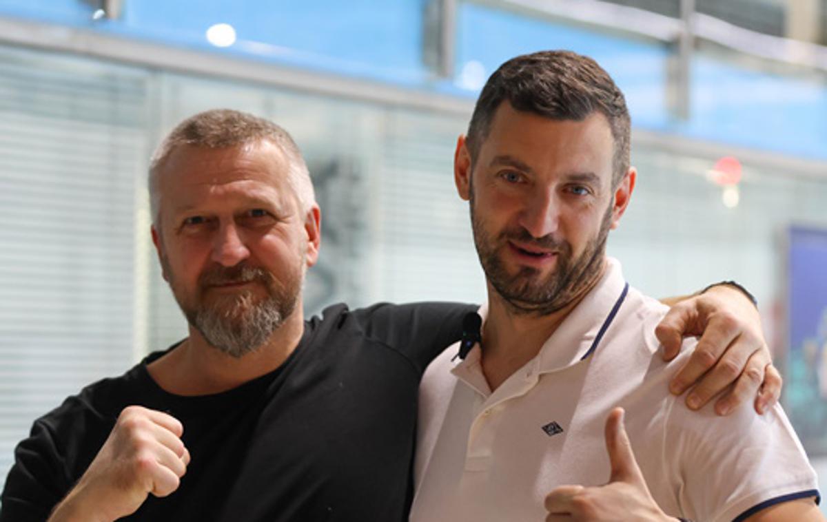 Marko Grujić Milan Mitrović  AVK Branik Maribor | Marko Grujić, predsednik kluba, in Milan Mitrović, trener AVK Branik Maribor. | Foto Aleksander Sokler za ZVDS