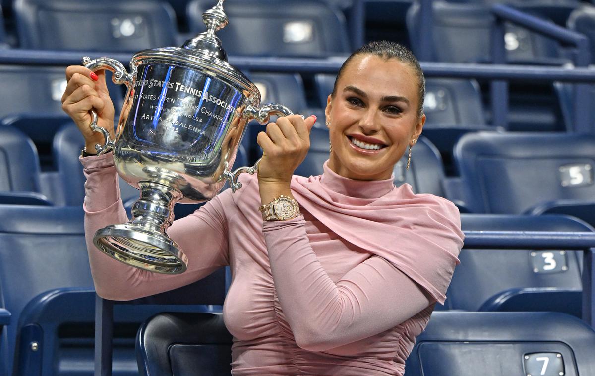 Arina Sabalenka | Arina Sabalenka ostaja na vrhu WTA lestvice. | Foto Guliverimage