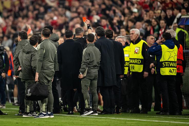 Arda Güler je prejel rdeči karton že po uradnem koncu srečanja. | Foto: Guliverimage
