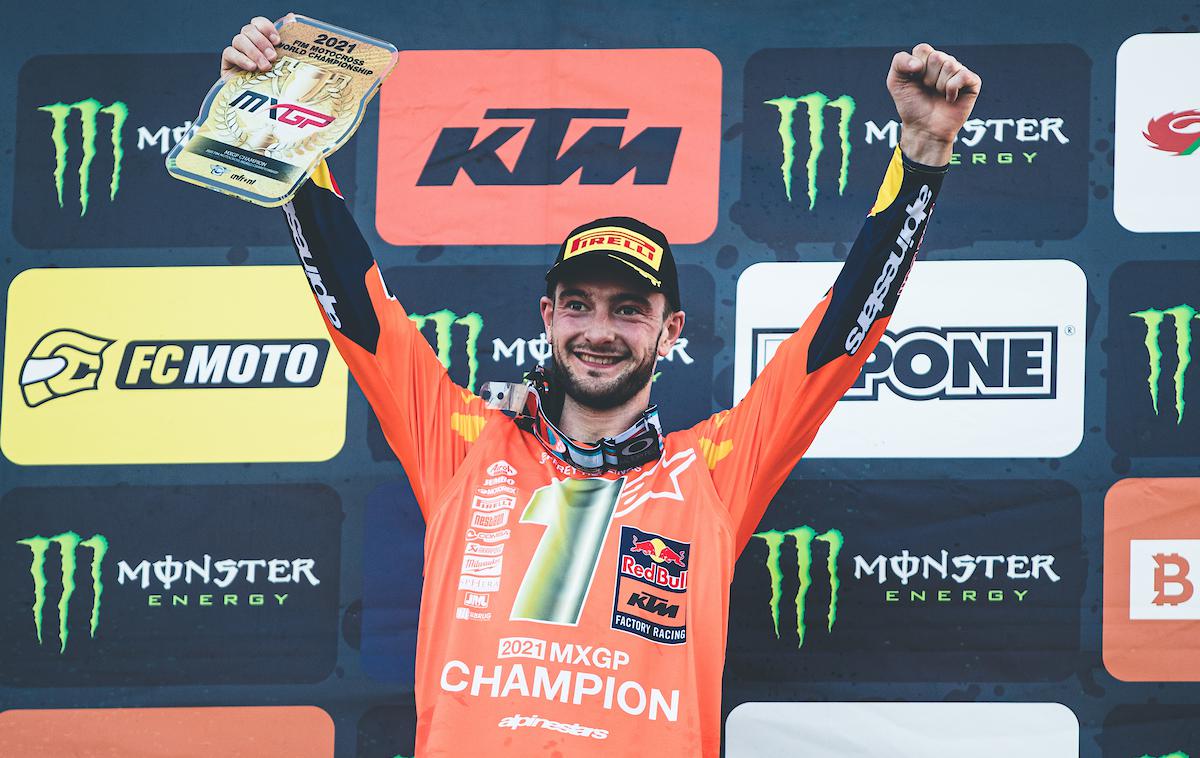 Jeffrey Herlings Mantova | Jeffrey Herlings je svoj drugi in za zdaj zadnji naslov v MXGP osvojil leta 2021 v Mantovi. | Foto Grega Valančič/Sportida