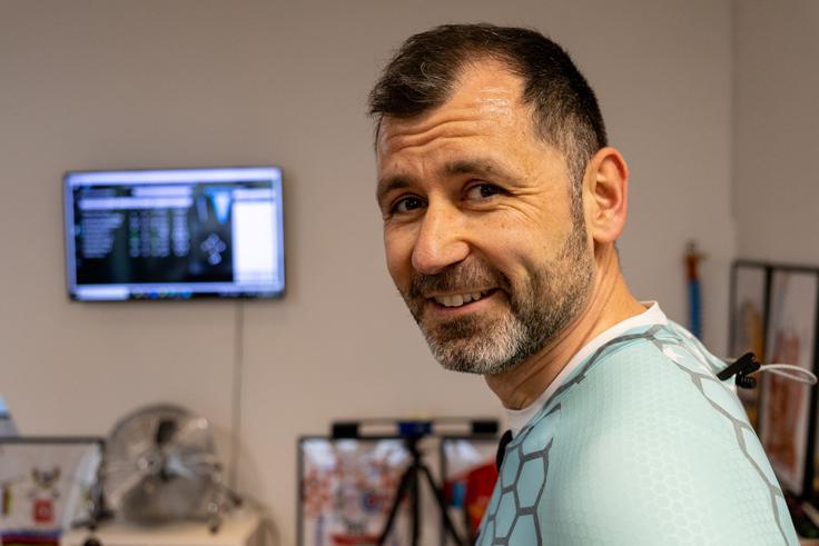 Z nasmehom je priznal, da je dolgoročni cilj ironman. | Foto: Matej Podgoršek