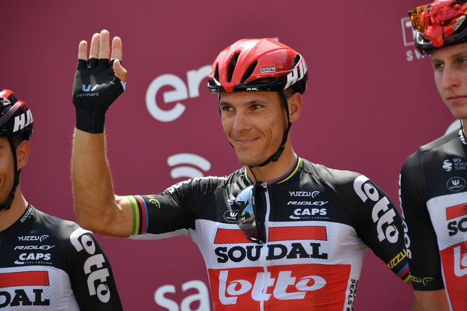 Philippe Gilbert danes lahko postane četrti kolesar, ki je zmagal na vseh petih kolesarskih spomenikih.  | Foto: AP / Guliverimage