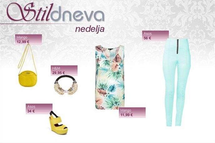 Sončno rumena in pepermint