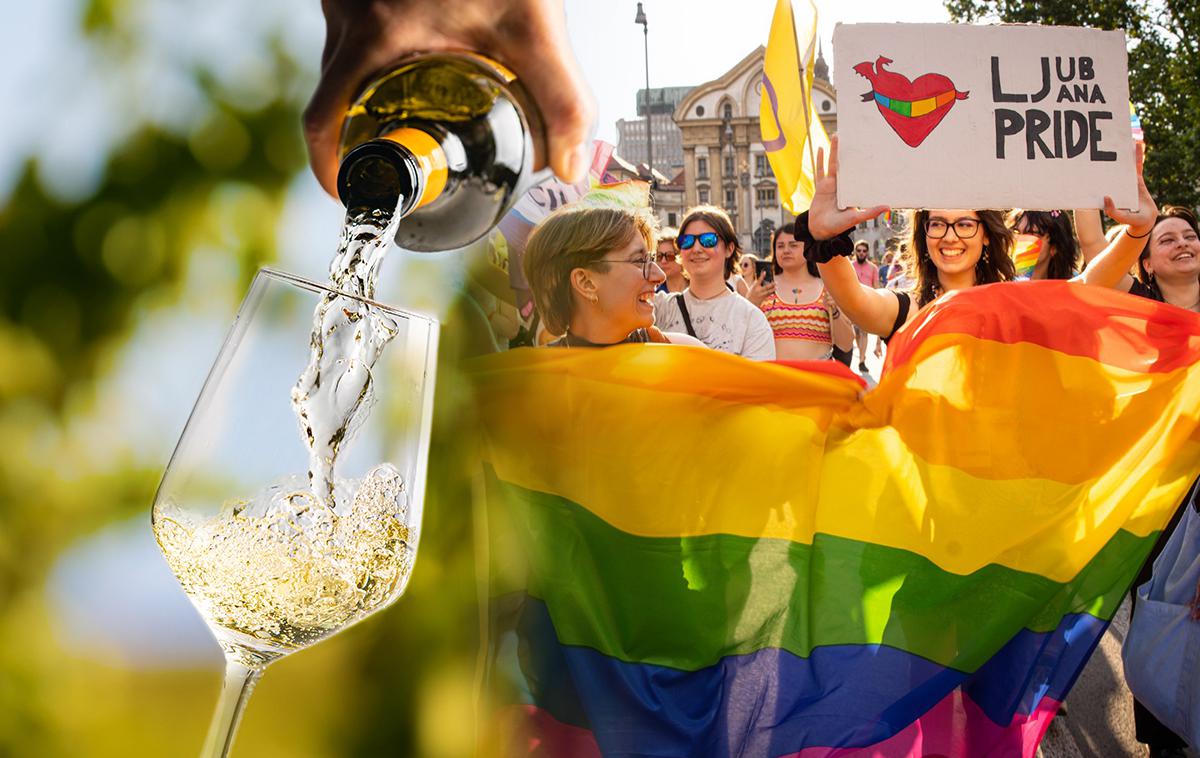 Kam za vikend | V Brdih in Ljubljani pripravljajo preizkus različnih vrst vina, v prestolnici pa tudi tradicionalno parado ponosa. | Foto STA, Shutterstock