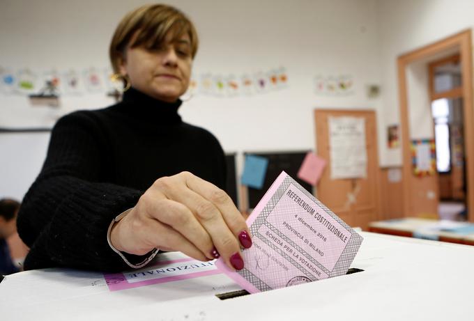 Italijani tradicionalno množično odhajajo na volišča. A tokrat je ogromno neodločenih in takih, ki sploh ne vedo, ali naj gredo na volitve. | Foto: Reuters