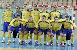 Brazilci še drugič premagali Slovence