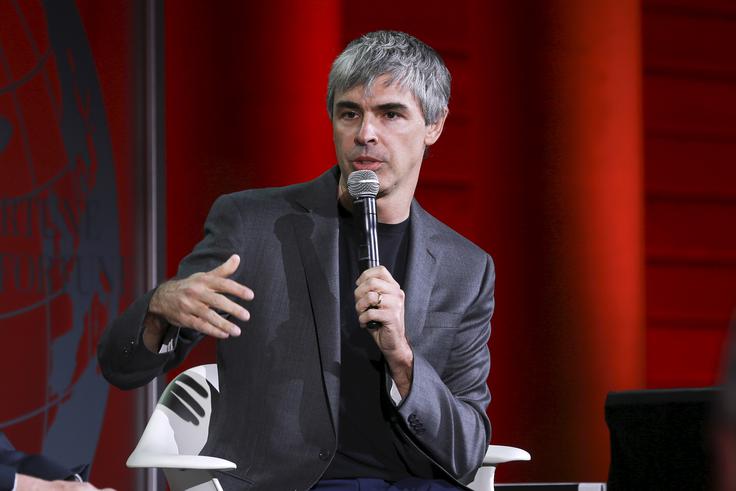 Larry Page med enim svojih zadnjih intervjujev novembra 2015.  | Foto: Reuters