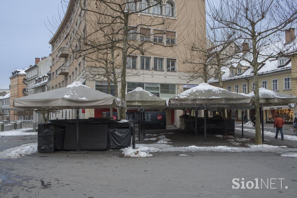 Kavarna Trmostovje, Prešernov trg