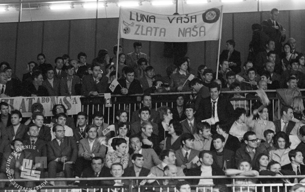 SP košarka 1970 | Foto Foto: Svetozar Busić, hrani: Muzej novejše zgodovine Slovenije.
