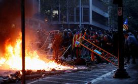 Protesti v Barceloni