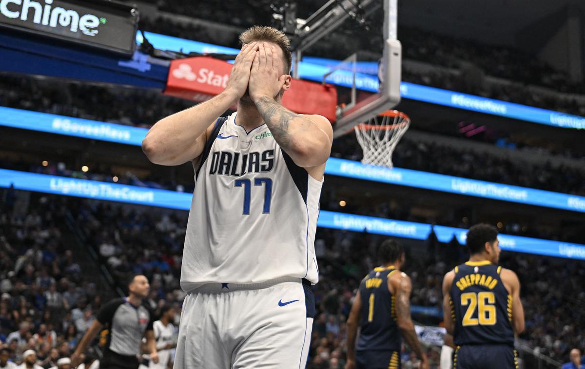 Luka Dončić Dallas Mavericks | Luka Dončić je bil s 34 točkami prvi strelec tekme. | Foto Reuters