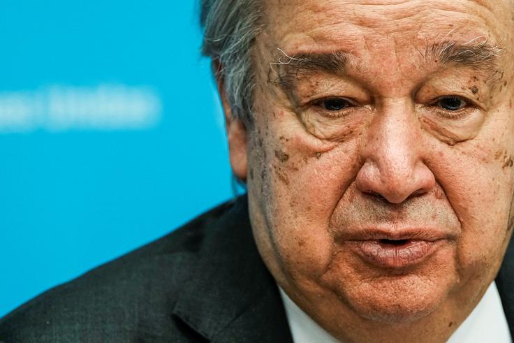 Zaskrbljen je tudi generalni sekretar ZN Antonio Guterres. | Foto: Reuters