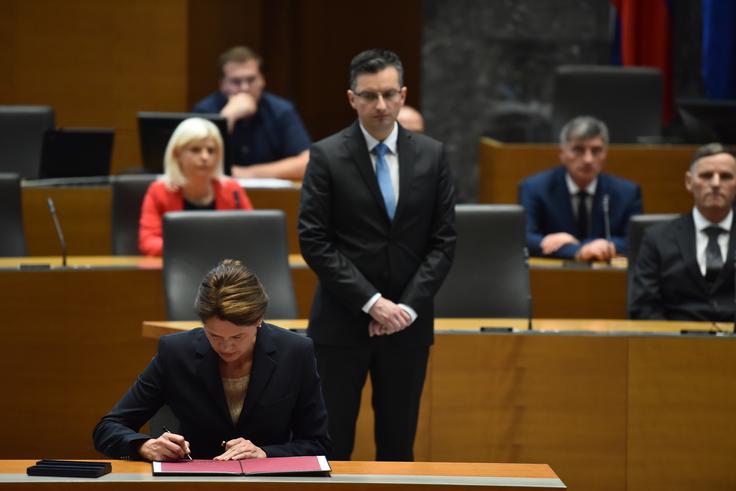 Marjan Šarec in Alenka Bratušek | Foto: STA ,