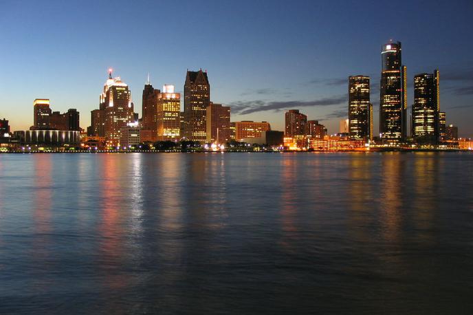 Detroit | Detroit je največje mesto v zvezni državi Michigan. | Foto Wikimedia Commons