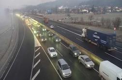 Med vikendom zaradi sanacije znova zastoji na primorski avtocesti