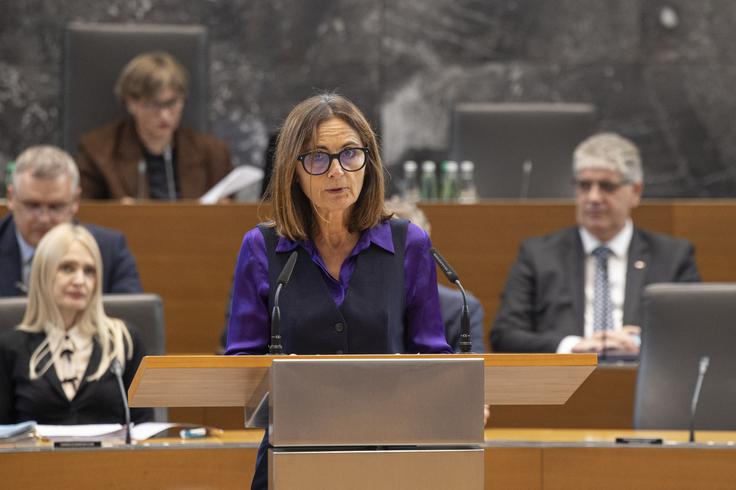 "Ta ni zakon proti Romom, je zakon proti kriminalcem, ki rušijo red in mir, ne glede na narodnost ali kraj bivanja," je poudarila Avšič Bogovič. | Foto: STA