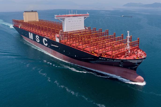 MSC Gulsun | Nosilnost ladje je skoraj 225 tisoč ton.  | Foto Samsung Heavy Industries