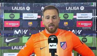 Čudežna obramba Jana Oblaka, ki je obnorela celo navijače Barcelone #video