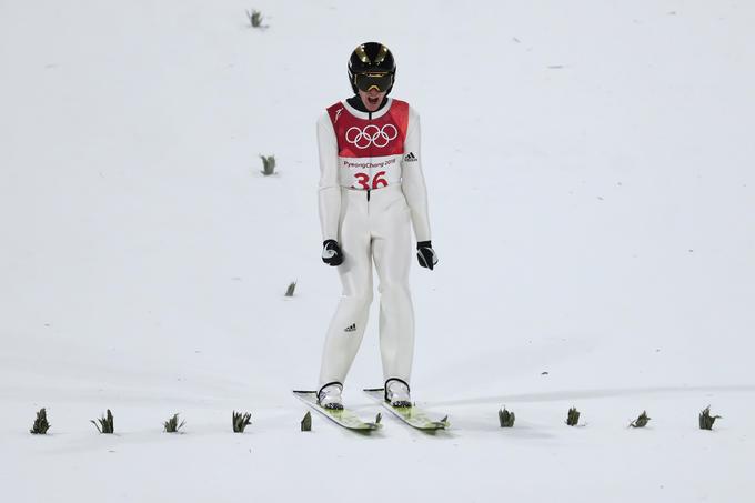 V drugo ga je poneslo kar 113 metrov, druga daljava dneva, in Fras upa, da bo ta skok osnova za veliko skakalnico. | Foto: Getty Images