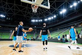 slovenska košarkarska reprezentanca trening