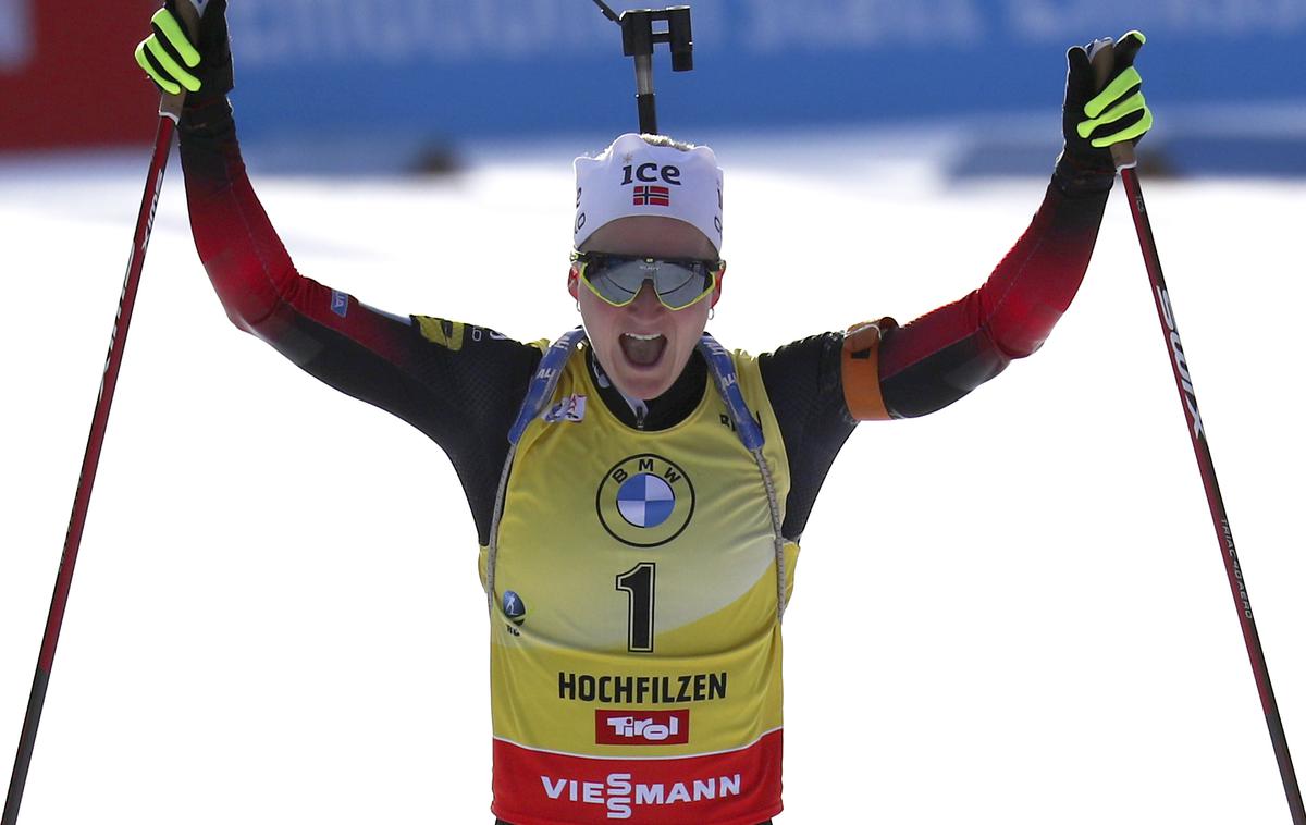 Marte Olsbu Roeiseland | Marte Olsbu Roeiseland je zmagovalka zadnje tekme biatlonskega svetovnega pokala v letu 2020. | Foto Guliverimage