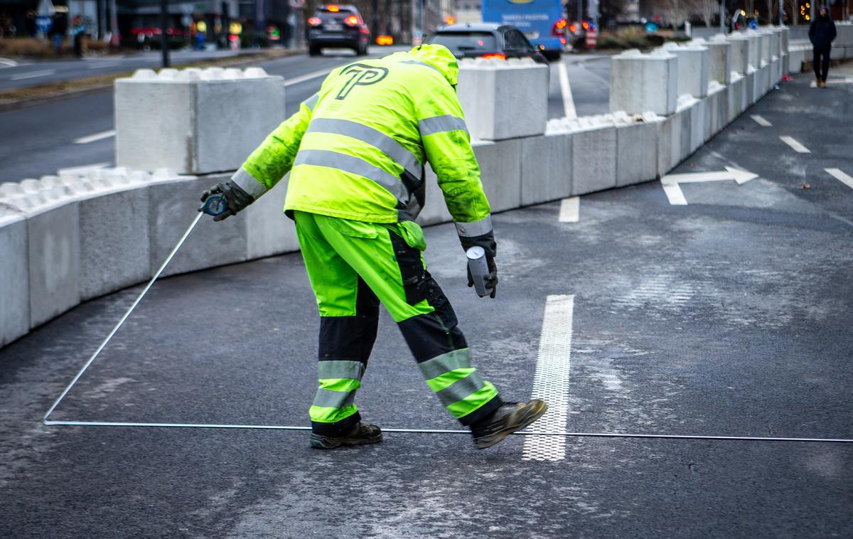 Delna zapora Dunajska cesta | Dela imajo še kar nekaj, zato na direkciji uporabnike prosijo za potrpežljivost in razumevanje. | Foto Gaja Hanuna