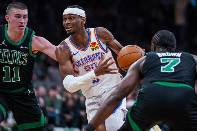 Shai Gilgeous-Alexander proti Nikoli Jokiću. Za naziv MVP rednega dela in zdaj še v konferenčnem polfinalu. | Foto: Reuters