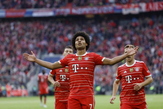 Serge Gnabry je dosegel prvi zadetek za Bayern. | Foto: Reuters