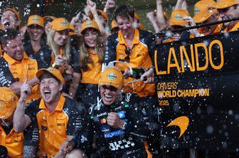 Lando Norris se je zapisal med legende McLarna in formule 1