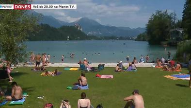 Tujci oblegajo gorenjske kampe (video)