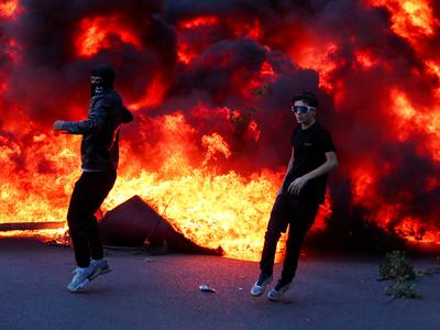 V Tirani že tretji dan spopadi s policijo, premier Rama zavrača odstop #foto