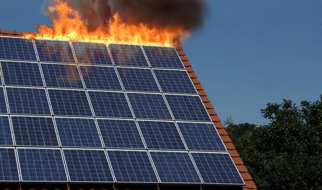 Koliko požarov povzročijo sončne elektrarne?