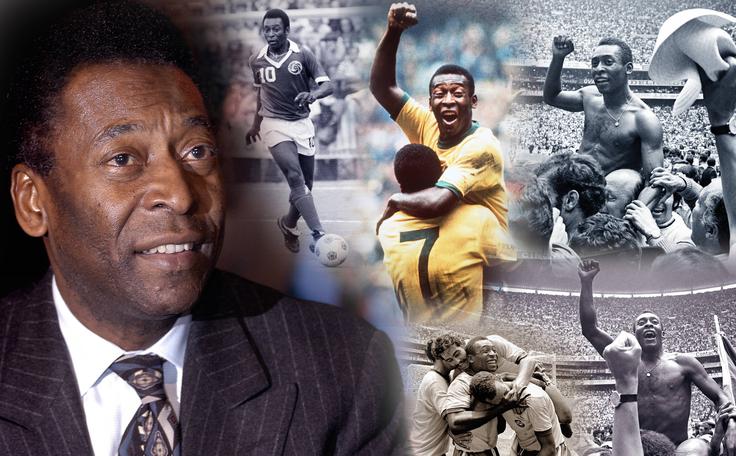 Pele je edini nogometaš na svetu, ki je osvojil svetovno prvenstvo v nogometu kot igralec kar trikrat. | Foto: Guliverimage/Vladimir Fedorenko