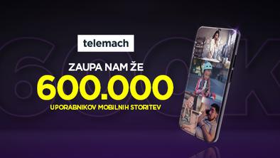 Telemachu zaupa že več kot 600 tisoč mobilnih uporabnikov