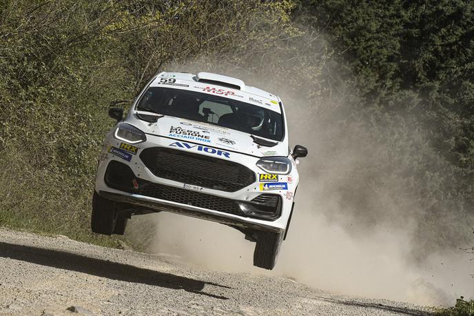 Borut Prosenc | Borut Prosenc in Blaž Selan (ford fiesta rally3) med prvim relijem sezone v Italiji. | Foto Massimo Bettiol