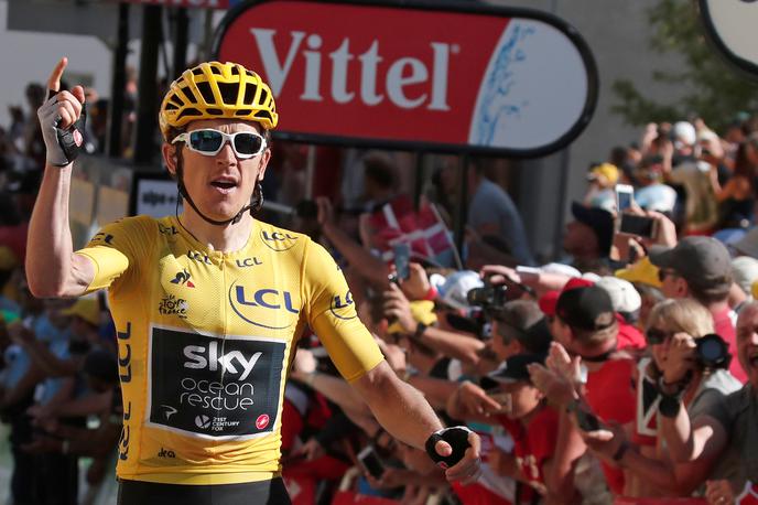Geraint Thomas Le Tour 2018 12. etapa | Geraint Thomas bo še lep čas kolesaril za Sky. | Foto Reuters