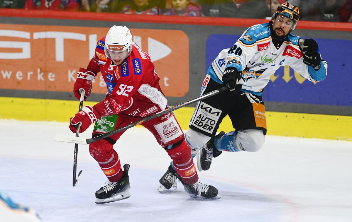 Celovec : Linz | Celovčani vodijo v polfinalni seriji z Linzem. | Foto EC-KAC/Florian Pessentheiner