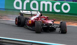 Trčenje Ferrarijev, odstopil tudi Norris, sedma zmaga Piastrija