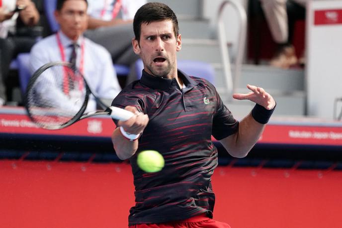Novak Đoković | Novak Đoković je bil uspešen v četrtfinalu Tokia. | Foto Gulliver/Getty Images