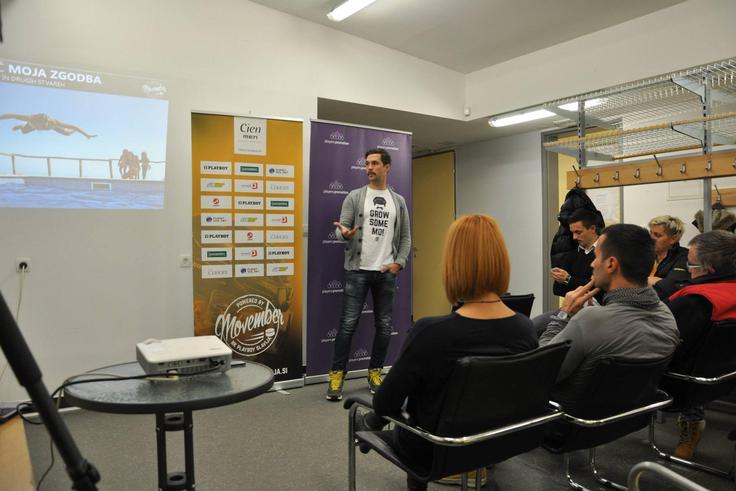 Movember so vzeli zelo resno, na to temo organizirajo tudi razna predavanja. | Foto: 