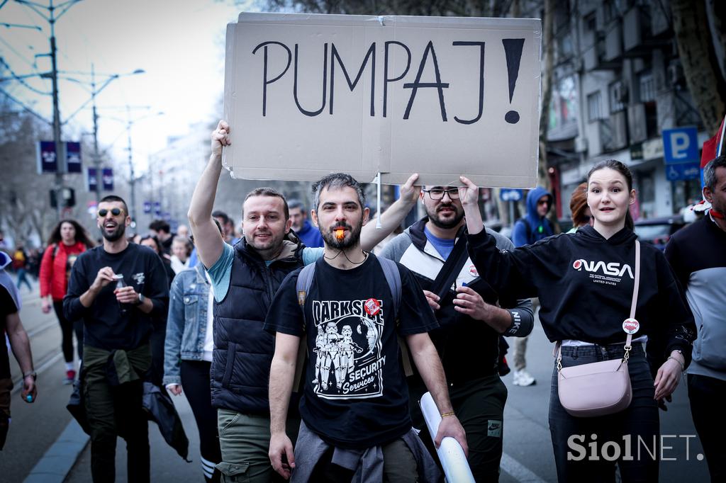 Protesti Beograd 15.03