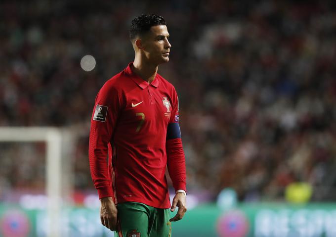 Cristiano Ronaldo se bo skušal s Portugalsko do SP 2022 dokopati prihodnje leto, ko ga čakajo dodatne kvalifikacije. | Foto: Reuters